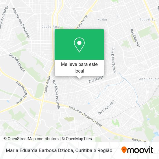 Maria Eduarda Barbosa Dzioba mapa