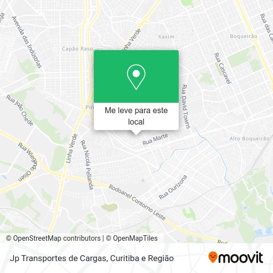Jp Transportes de Cargas mapa