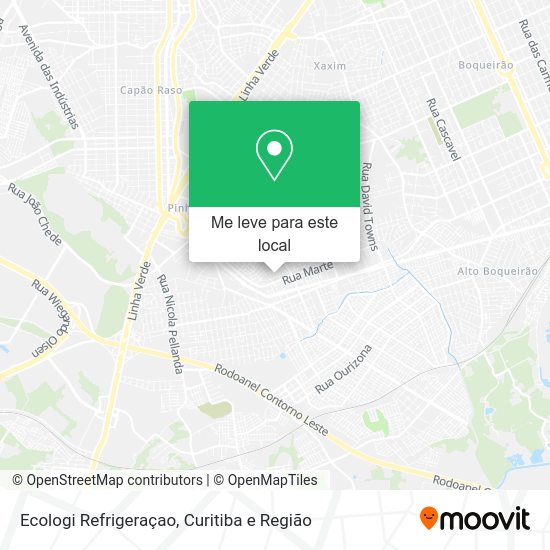 Ecologi Refrigeraçao mapa