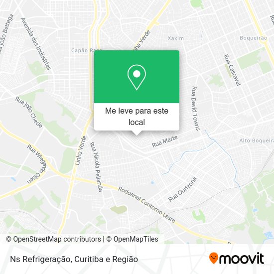 Ns Refrigeração mapa