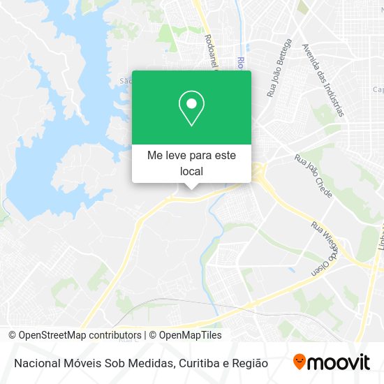 Nacional Móveis Sob Medidas mapa