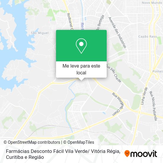 Farmácias Desconto Fácil Vila Verde/ Vitória Régia mapa