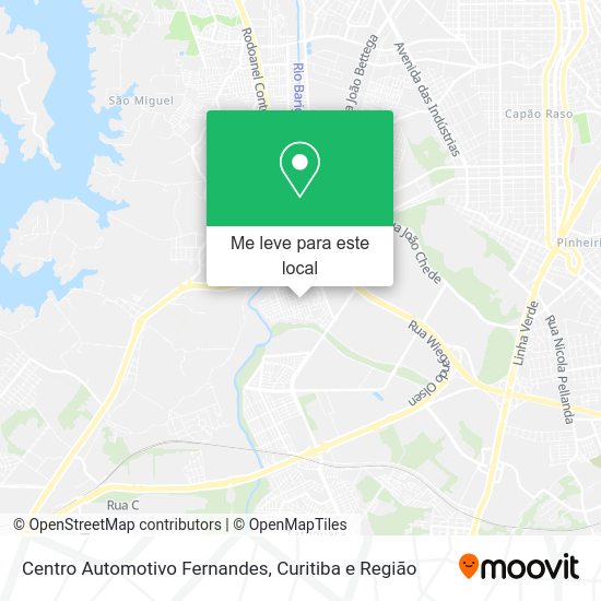 Centro Automotivo Fernandes mapa