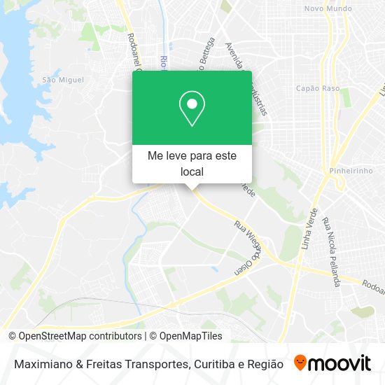 Maximiano & Freitas Transportes mapa