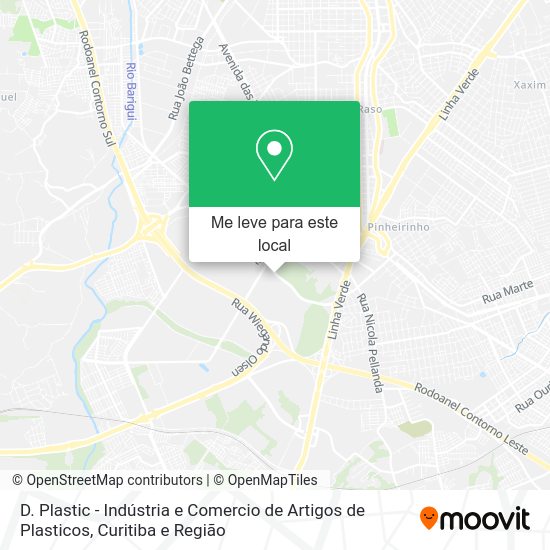 D. Plastic - Indústria e Comercio de Artigos de Plasticos mapa