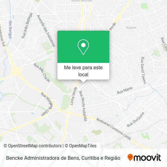 Bencke Administradora de Bens mapa