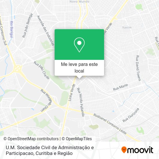 U.M. Sociedade Civil de Administração e Participacao mapa