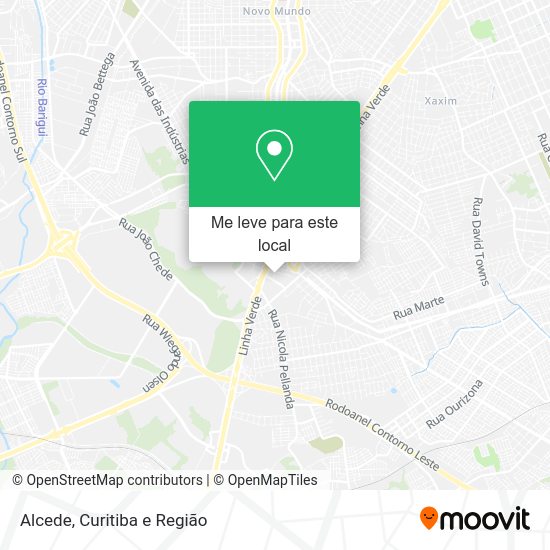 Alcede mapa