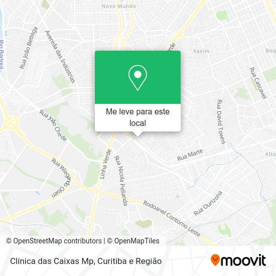 Clínica das Caixas Mp mapa