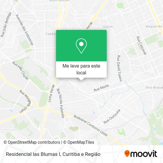 Residencial las Blumas I mapa