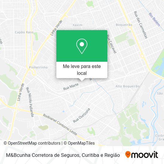 M&Bcunha Corretora de Seguros mapa