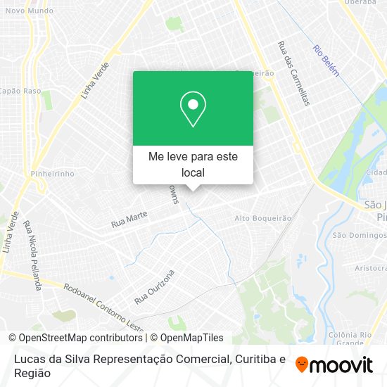Lucas da Silva Representação Comercial mapa