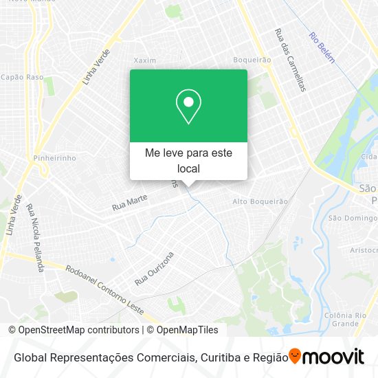 Global Representações Comerciais mapa