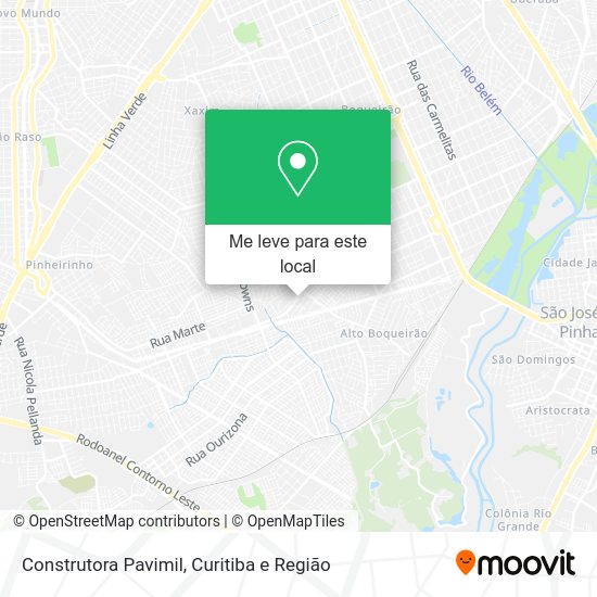 Construtora Pavimil mapa