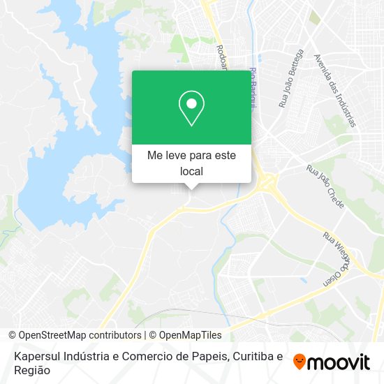 Kapersul Indústria e Comercio de Papeis mapa