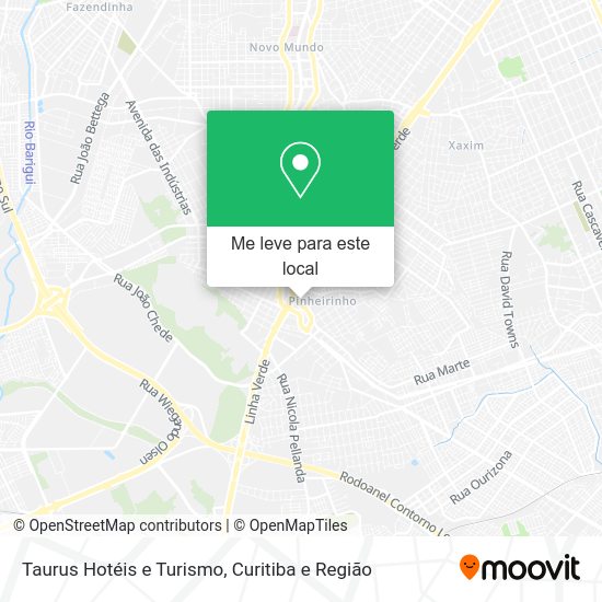 Taurus Hotéis e Turismo mapa