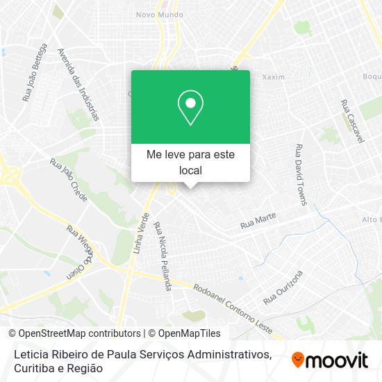 Leticia Ribeiro de Paula Serviços Administrativos mapa