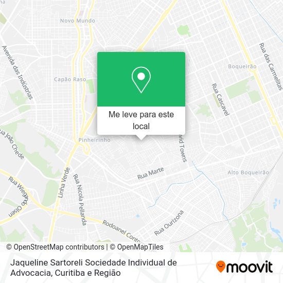 Jaqueline Sartoreli Sociedade Individual de Advocacia mapa