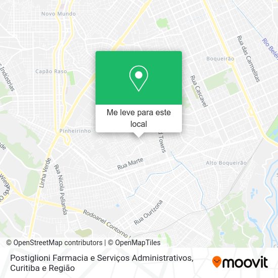 Postiglioni Farmacia e Serviços Administrativos mapa