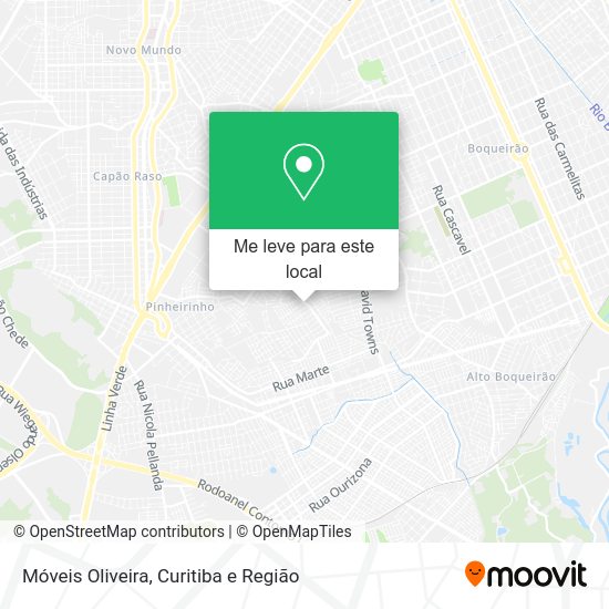 Móveis Oliveira mapa