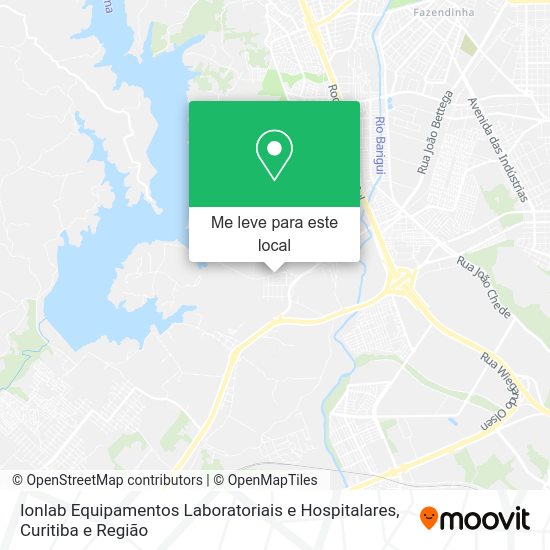 Ionlab Equipamentos Laboratoriais e Hospitalares mapa