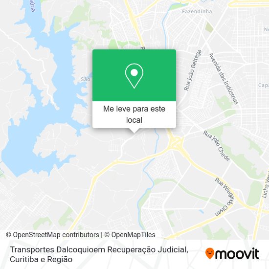 Transportes Dalcoquioem Recuperação Judicial mapa