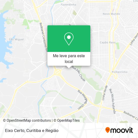 Eixo Certo mapa