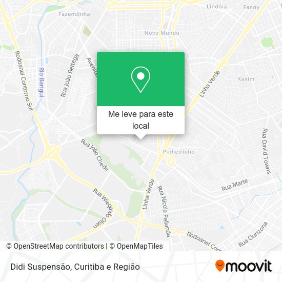 Didi Suspensão mapa