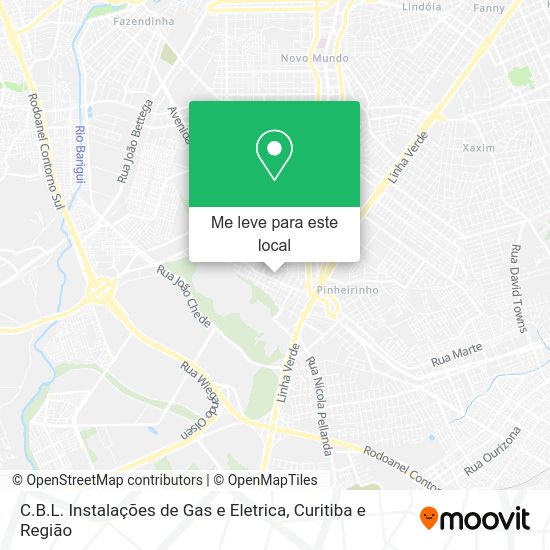 C.B.L. Instalações de Gas e Eletrica mapa