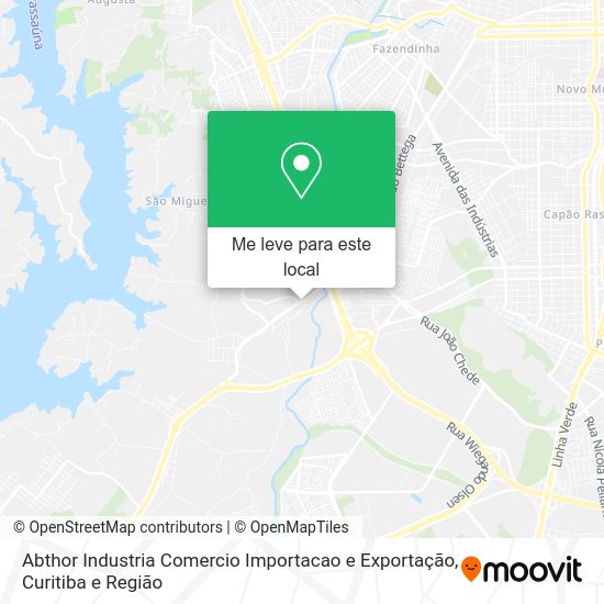 Abthor Industria Comercio Importacao e Exportação mapa