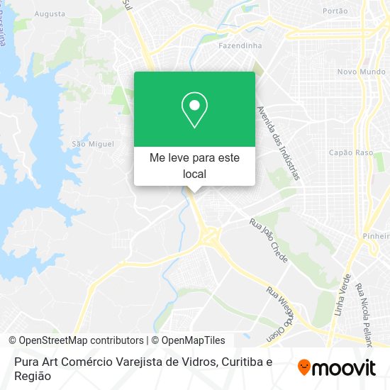 Pura Art Comércio Varejista de Vidros mapa