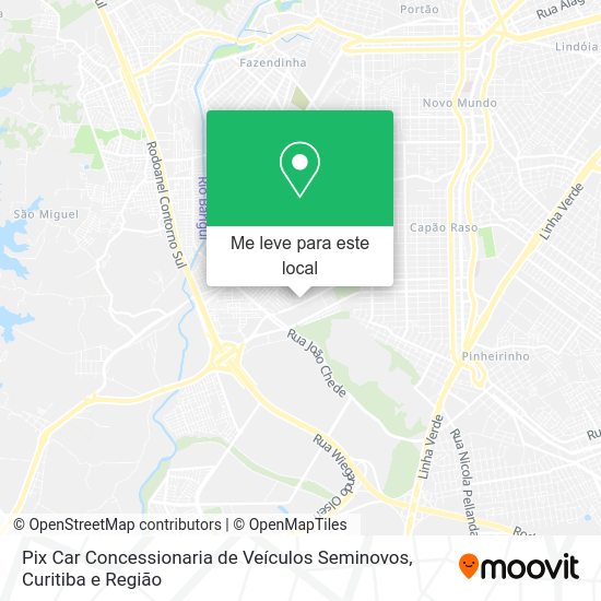 Pix Car Concessionaria de Veículos Seminovos mapa
