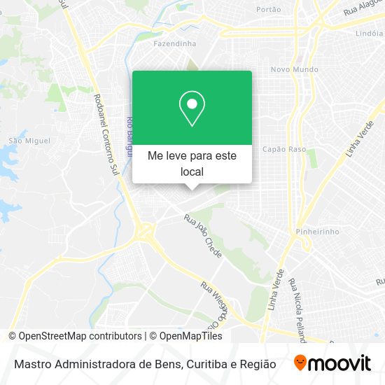 Mastro Administradora de Bens mapa