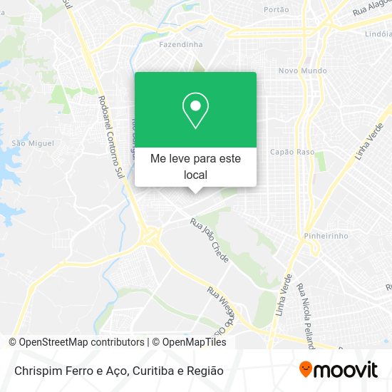 Chrispim Ferro e Aço mapa