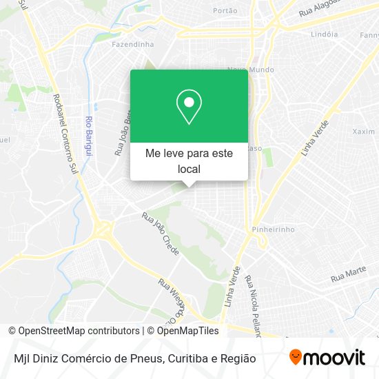 Mjl Diniz Comércio de Pneus mapa