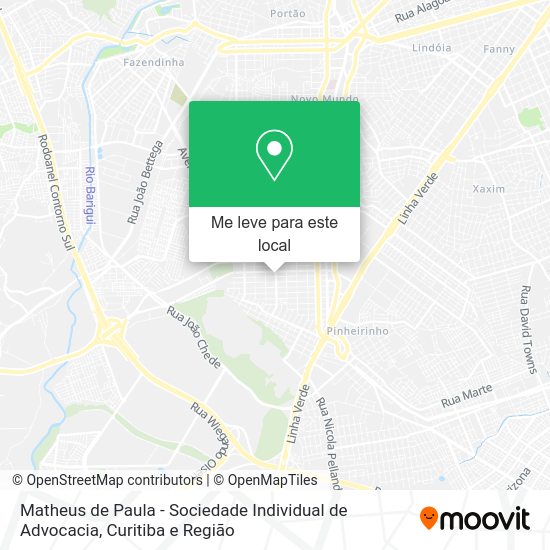 Matheus de Paula - Sociedade Individual de Advocacia mapa