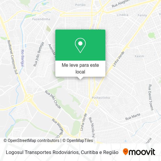 Logosul Transportes Rodoviários mapa
