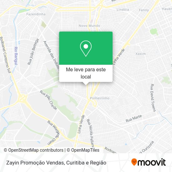 Zayin Promoção Vendas mapa