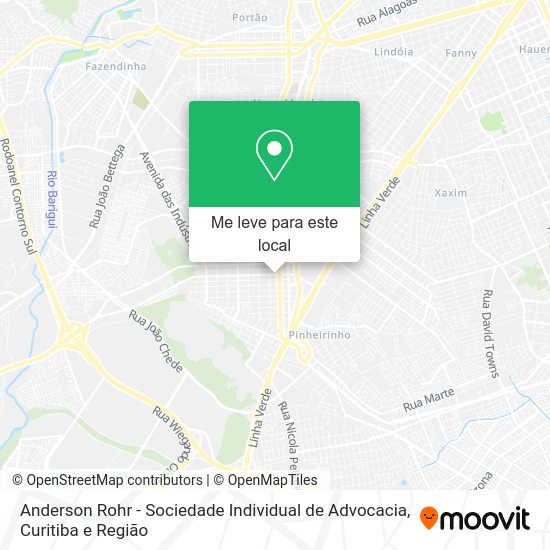 Anderson Rohr - Sociedade Individual de Advocacia mapa