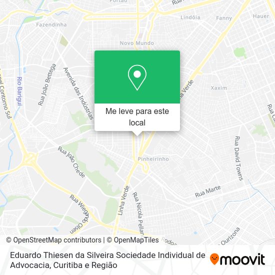Eduardo Thiesen da Silveira Sociedade Individual de Advocacia mapa