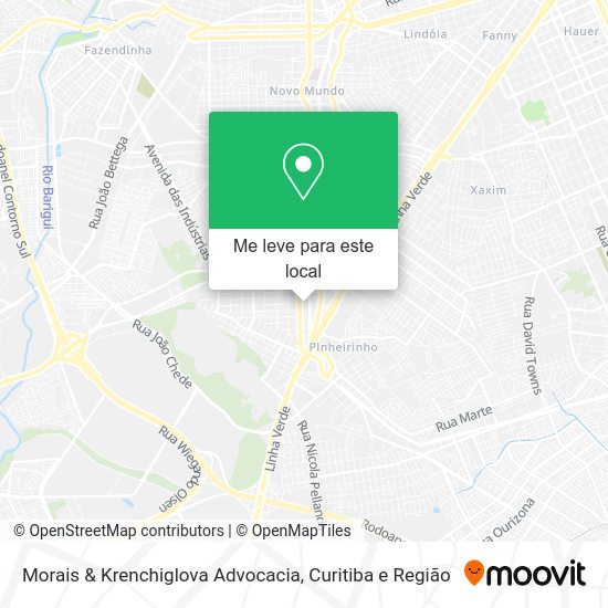 Morais & Krenchiglova Advocacia mapa