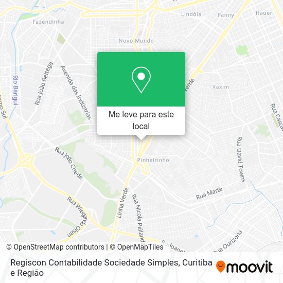 Regiscon Contabilidade Sociedade Simples mapa