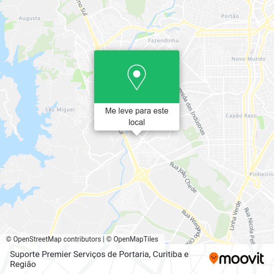 Suporte Premier Serviços de Portaria mapa
