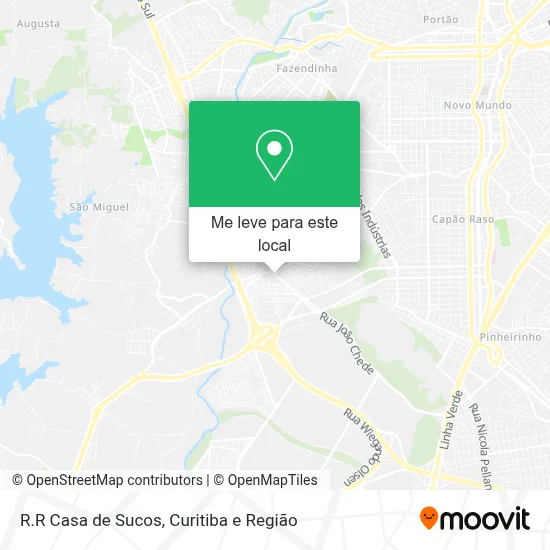 R.R Casa de Sucos mapa