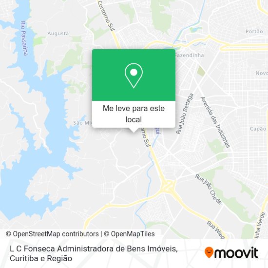 L C Fonseca Administradora de Bens Imóveis mapa