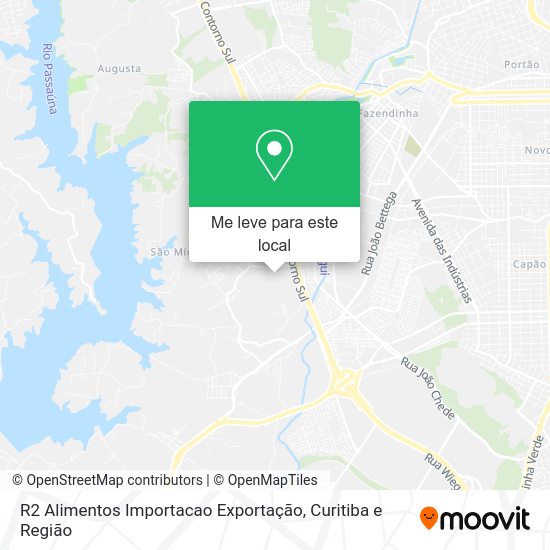 R2 Alimentos Importacao Exportação mapa