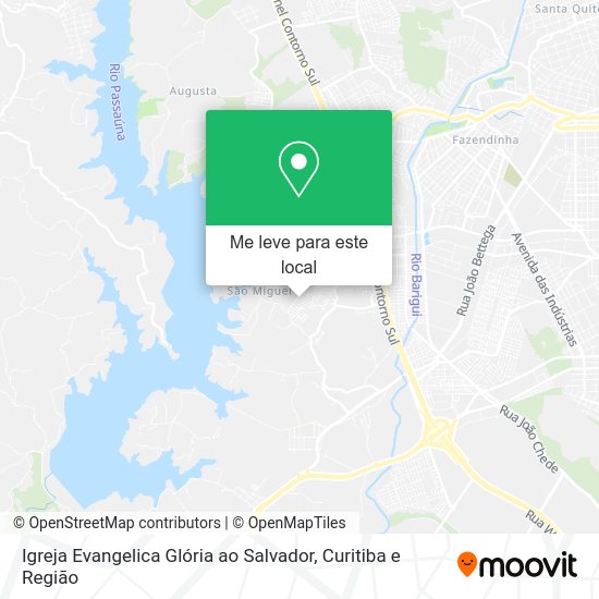 Igreja Evangelica Glória ao Salvador mapa