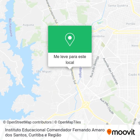 Instituto Educacional Comendador Fernando Amaro dos Santos mapa