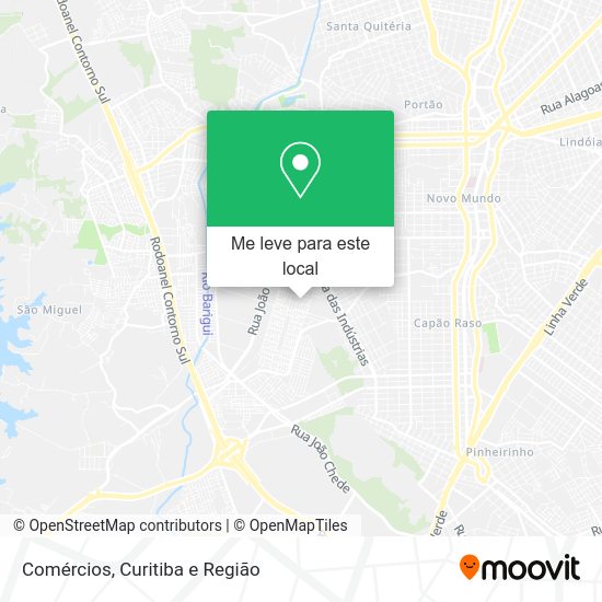 Comércios mapa