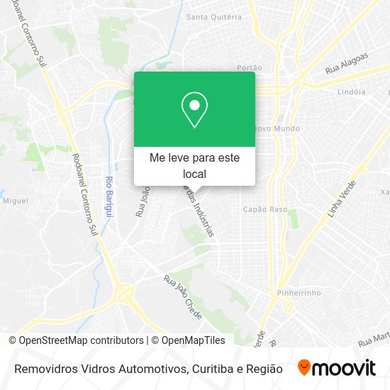 Removidros Vidros Automotivos mapa
